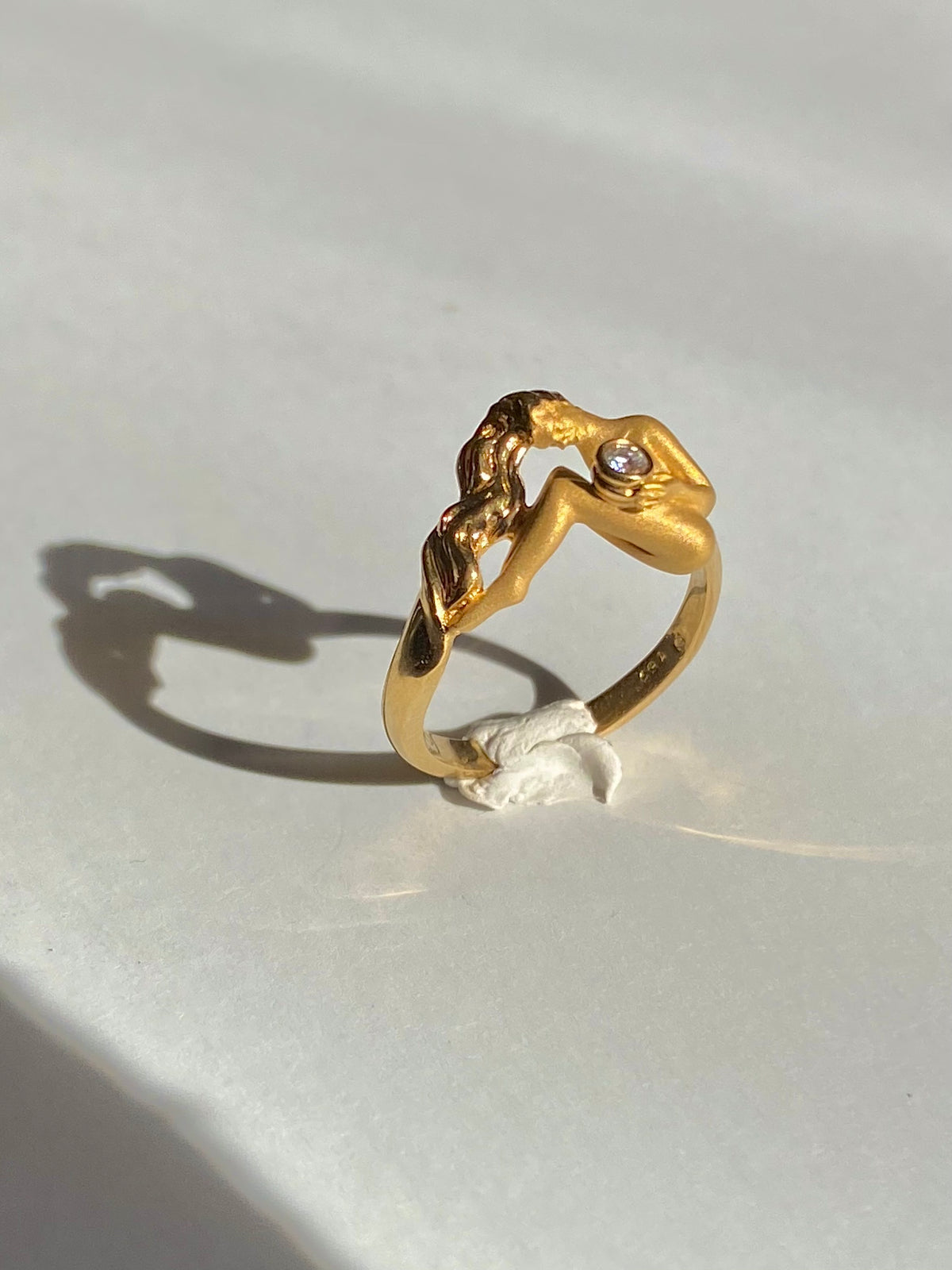 Vintage 18k Venus Diamond Carrera y Carrera Ring #2