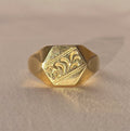 Vintage Geometric Signet Ring