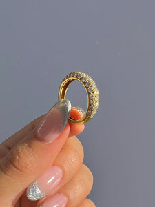 Vintage 18k Diamond Pavé Band 1.00ctw