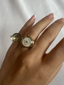 Vintage Bessa Watch Locket Ring