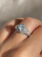 Load image into Gallery viewer, Vintage 14k Diamond Engagement Ring 0.80ctw
