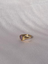 Load image into Gallery viewer, Vintage 10k Lilac Amethyst Signet Ring
