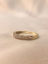 Load image into Gallery viewer, Vintage 10k Braided Diamond Band
