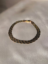Load image into Gallery viewer, Vintage 9k Two-Tone Weave Bracelet
