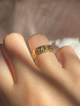 Load image into Gallery viewer, Antique 9k Gold Mizpah 1899 Ring Band

