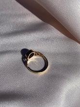 Load image into Gallery viewer, Vintage 9k Garnet Bezel Ring
