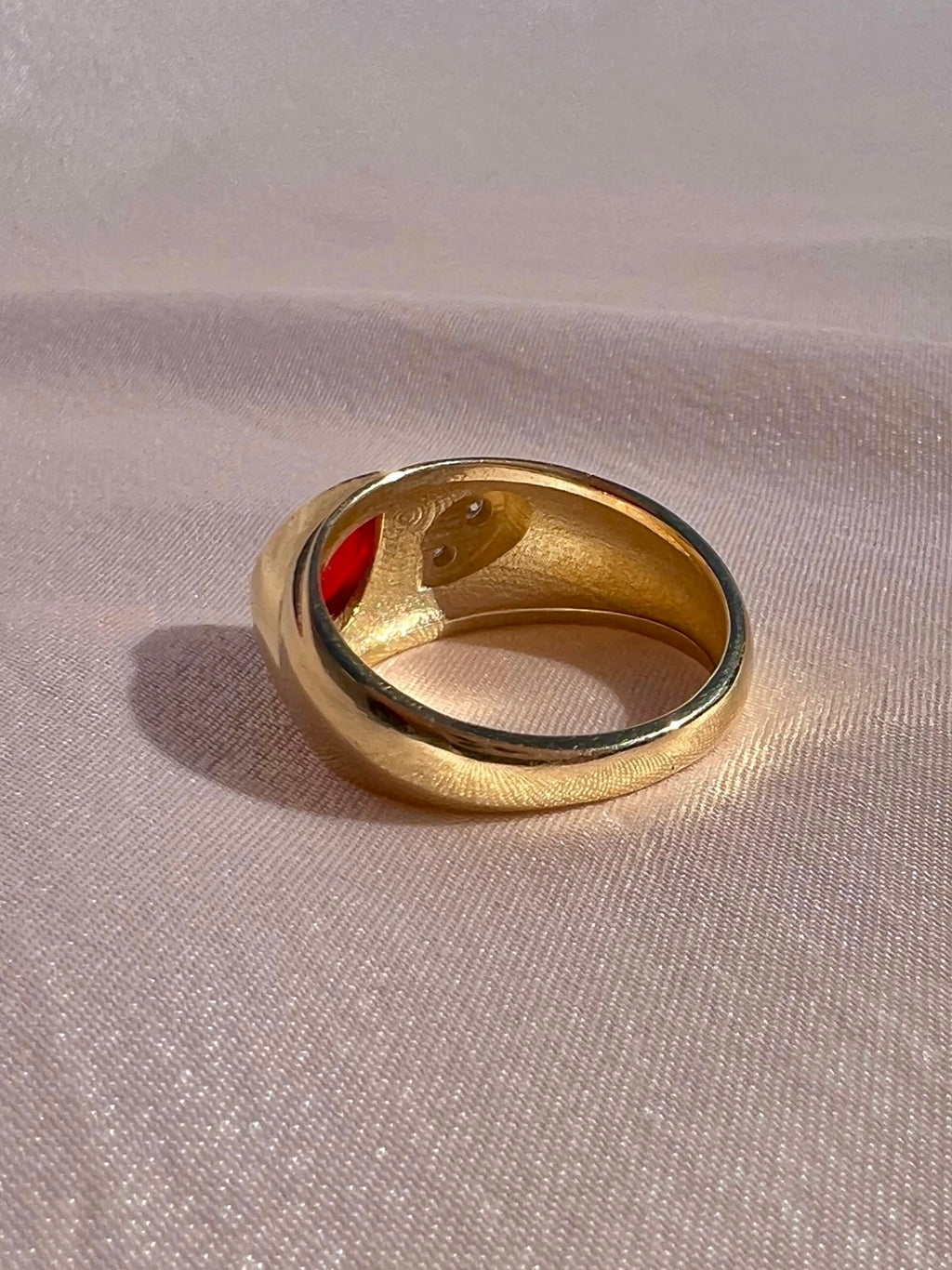 10k Ruby Diamond Soprano Ring by 23carat