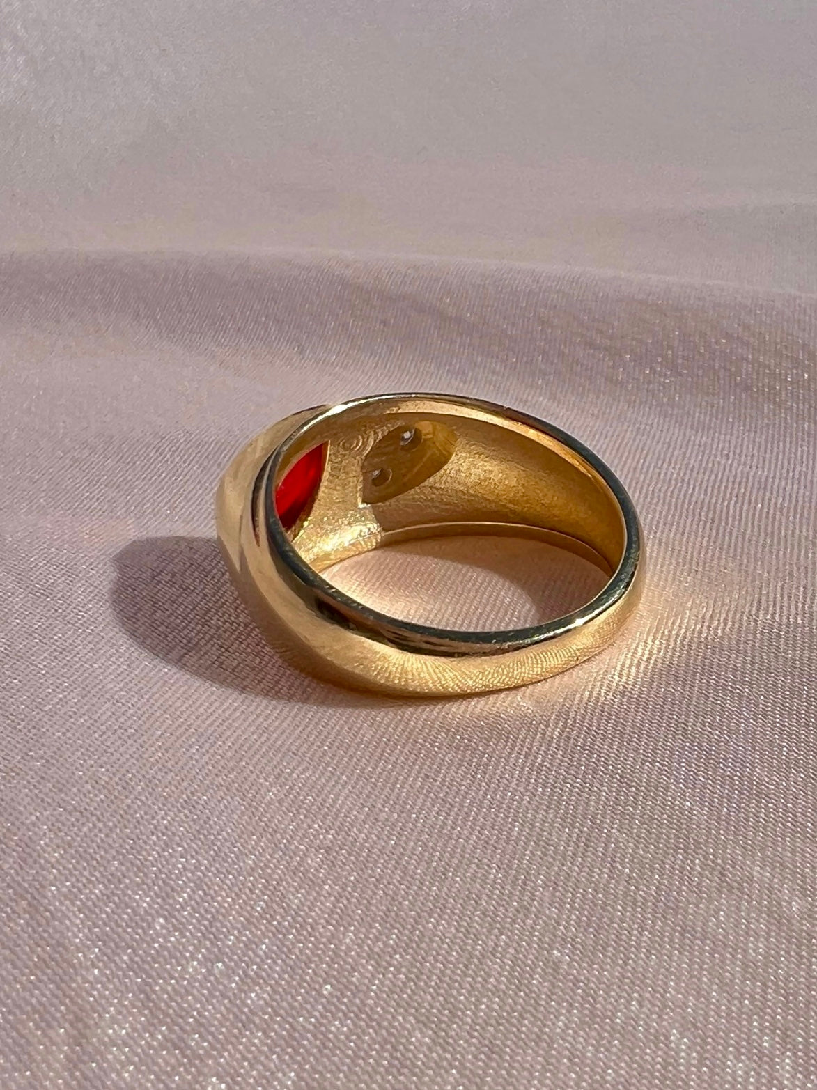 10k Ruby Diamond Soprano Ring by 23carat