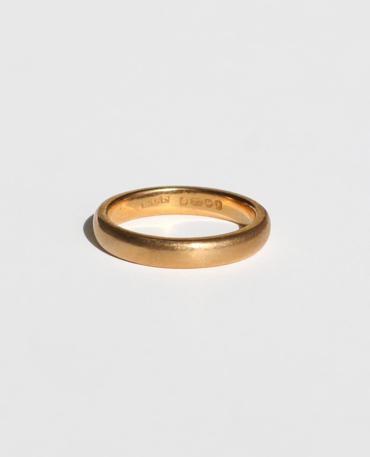 Antique 22k Gold Wedding Band 1929