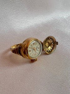 Vintage Bessa Watch Locket Ring